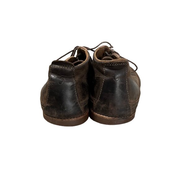 Olukai Mens Dark Brown Leather Honolulu Chukka Boots Lace Up Size 11 main image 4
